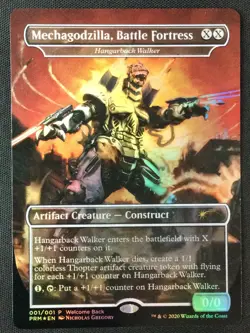 MTG Unique and Miscellaneous Promos #1 Mechagodzilla, Battle Fortress FOIL LP+ - Image 1