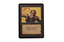 MTG Magic The Gathering Alpha Unholy Strength - Image 1