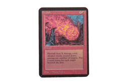 MTG Fireball, Sorcery, Alpha Edition, Magic the Gathering, Mark Tedin - Image 1