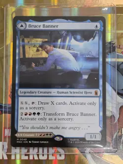 MTG Marvel Super Heroes Bruce Banner Incredible Hulk Non-Foil 049 - Image 1