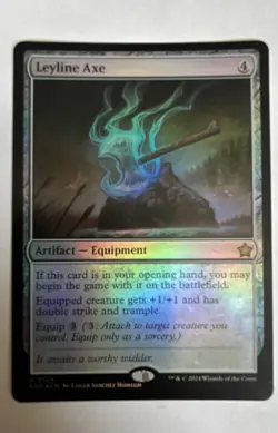 Leyline Axe Foundations Foil MTG - Image 1