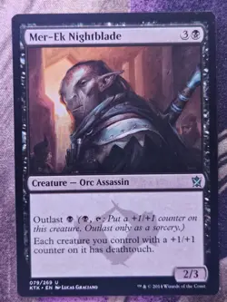 Mer-Ek Nightblade 79 Uncommon Khans of Tarkir Magic: The Gathering LP - Image 1