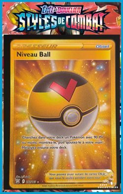 Carte Pokemon Niveau Ball 181/163 EB05 EB5 Styles De Combat Epee Et Bouclier FR - Image 1