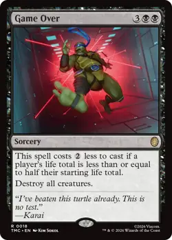 MTG Game Over [Teenage Mutant Ninja Turtles Commander] Near Mint Magic - Image 1