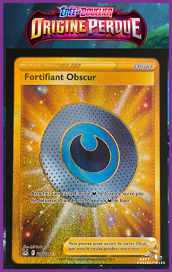 Carte Pokemon Fortifiant Obscur 216/196 EB11 Origine Perdue Epee Et Bouclier FR - Image 1
