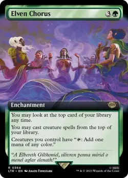 Elven Chorus - NM (MTG Lord of the Rings: Tales of Middle Earth 364) - Image 1