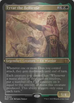 Tyvar the Bellicose - ETCHED FOIL NM MTG March of the Machine The Aftermath 148 - Image 1
