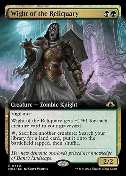 Magic The Gathering MTG WIGHT OF THE RELIQUARY EXTENDED ART Modern Horizons 3 NM - Image 1