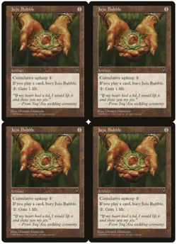MTG Juju Bubble x4 Visions Uncommon LP Playset - Image 1