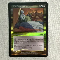 Wizards of the Coast MTG Vile Consumption Invasion Foil Uncommon - Image 1