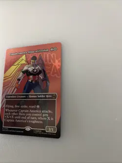 Captain America, Wings of Freedom (Borderless) Marvel Super Heroes Foil - Image 2