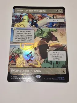 Origin of the Avengers (Borderless) Marvel Super Heroes Foil - Image 1