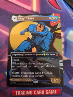 BRAND NEW Magic The Gathering: King T'Challa (Borderless) (0399) Marvel Foil - Image 1