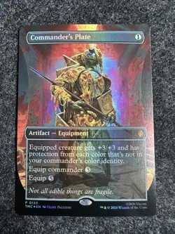 Commander's Plate (Borderless) - MTG TMC P 0135 Foil NM - Image 1