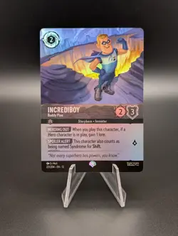 Lorcana TCG Wilds Unknown Incrediboy Buddy Pine Epic Foil 221/204 - Image 1