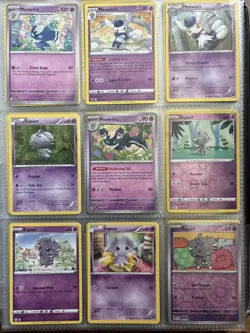 Pokemon Card Species Set Lot - 9x Unique Cards / Espurr Family - Image 1