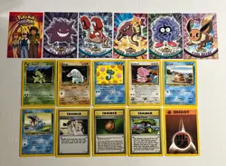 Pokemon Neo Genesis Series & TV Animation Series 2 LOT of 16 Cards 2000 - Image 1