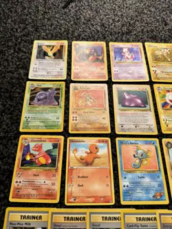 Vintage WOTC Pokemon Bundle x34 Cards Holo Rare Job Lot Dark Charizard Mewtwo - Image 2
