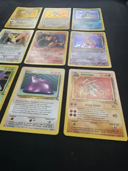 Vintage WOTC Pokemon Bundle x34 Cards Holo Rare Job Lot Dark Charizard Mewtwo - Image 5