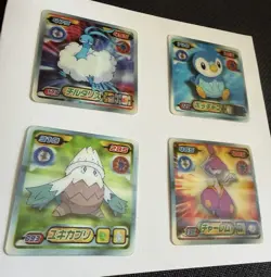 2008 Ensky Pokemon Lenticular Cards Lot – Piplup Altaria Medicham Snover Japan - Image 2