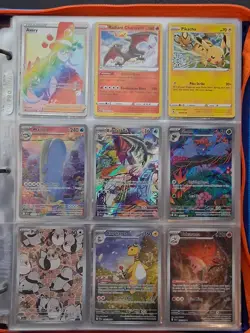 Pokemon Cards (Lot Of 45) with Binder - Image 1