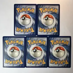 Scyther Grass Type Pokemon TCG Lot 5 Reverse Holo & Non-Holo English Cards - Image 2