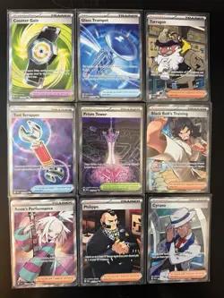 Pokemon TCG Trainer Full Art Lot Of 9 Cards All NM/M - Image 1