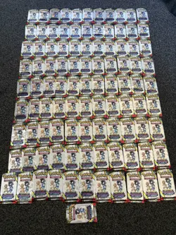 Pokemon Pokemon TCG Phantasmal Flames Fun Pack Lot 100 Packs English 3 Cards - Image 1