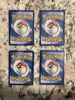 Pokemon TCG Meowth Lot of 4 Near Mint Condition English Cards - Image 2