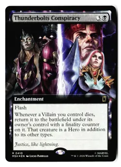 Thunderbolts Conspiracy (Extended Art) 410 MSH Magic: The Gathering Foil - Image 1