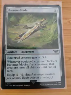MTG Barrow-Blade (FOIL) 0237 Lord of the Rings M/NM Free UK P&P - Image 1
