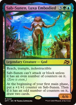 Sab-Sunen, Luxa Embodied Foil Promo Pack Aetherdrift NM MTG - Image 1