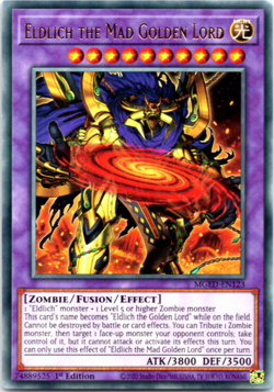 Eldlich the Mad Golden Lord - MGED-EN123 - Rare - 1st Edition - Yugioh - Image 1