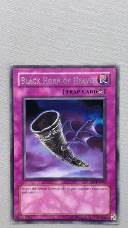 Black Horn of Heaven Unlimited Rare Cyberdark Impact CDIP-EN060 LP - Image 1