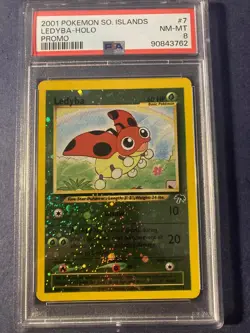 PSA 8 ledyba holo promo southern islands 2001 Pokemon - Image 1