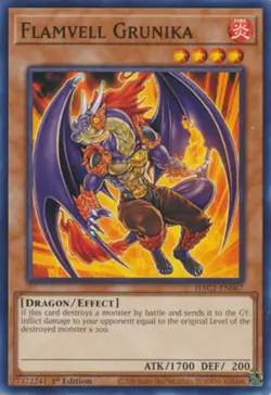 Flamvell Grunika - HAC1-EN067 - Common - 1st Edition - Lightly Played - Image 1