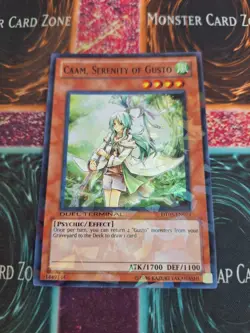 Yu-Gi-Oh! Caam, Serenity of Gusto DT05-EN074 Duel Terminal Super Rare Near Mint - Image 1