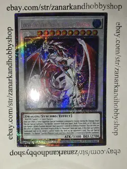 YuGiOh Lancea Ancestral Dragon of the Ice Mountain RA05-EN045 Starlight Rare - Image 1