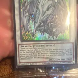 Konami Yu-Gi-Oh! Stardust Dragon DP08-EN001 1st Ed Ultra Rare Holo - Image 2