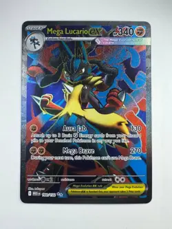 Mega Lucario EX 160/132 Mega Evolution Full Art Ultra Rare Pokemon Card NM- - Image 1