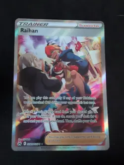 Pokemon TCG Card Raihan GG65/GG70 Crown Zenith Galarian Gallery - NM - Image 1
