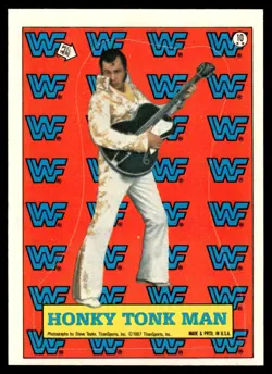1987 Topps WWF Stickers Honky Tonk Man #10 - Image 1