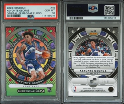 PSA 10 Keyonte George 2023 Panini Obsidian Orbital Electric Etch Reggae Flood - Image 3