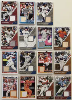 15 Card Relic Lot 2026 Topps Series 1 & 2 Major League Material Trout Yordan ++ - Image 1