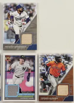 15 Card Relic Lot 2026 Topps Series 1 & 2 Major League Material Trout Yordan ++ - Image 5