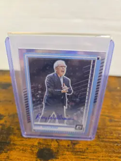 2026 Donruss Optic Roy Williams Holo Prism Auto NC Coach Card. /49 - Image 1