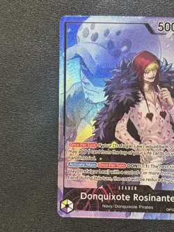One Piece Card Donquixote Rosinante OP12-061 Leader Alt Art EN - Image 3
