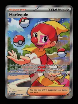 Harlequin 163/086 Holo Ultra Rare White Flare Pokemon Cards - Image 1