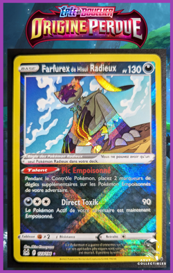 Carte Pokemon Farfurex Radieux 123/196 EB11 Origine Perdue Epee Et Bouclier FR - Image 1