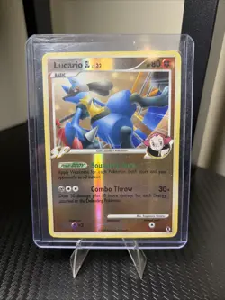 Lucario GL - Rising Rivals (RR) Reverse Holo 8/111 Pokemon Card - Image 1